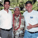 Michael & Alan with the King of Samoa in 1999